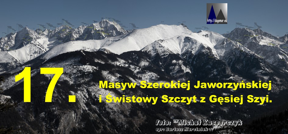 panorama z Gęsiej Szyi